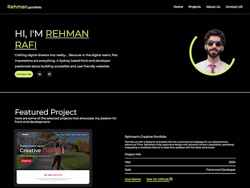 Personal Portfolio Website