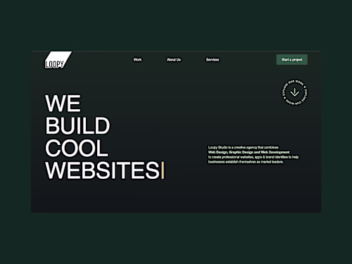Loopy Studios • Webflow Development