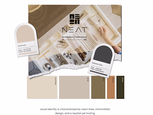 Brand Book for Luxe home organization solutions Brand