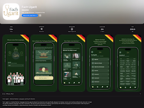 Fach Ugarit: AI Medical Education Platform