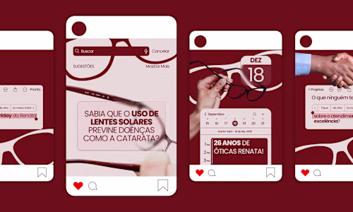 One of my most recent client projects: social media posts fo...