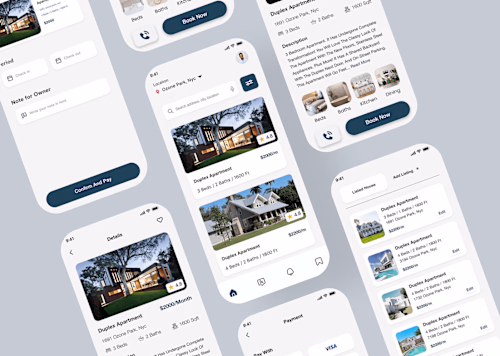 Real Estate Mobile App design on Behance