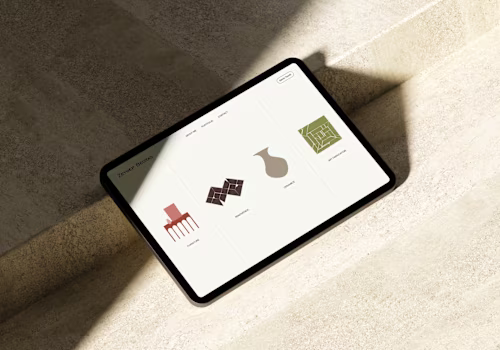 Website for Zeynep Begtas, furniture designer from NYC