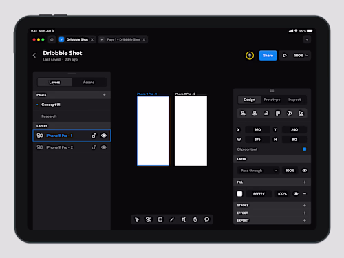 Figma Concept - Dark
