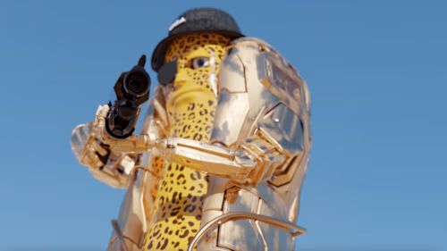 3D Plane animation, promotional teaser for NFT project