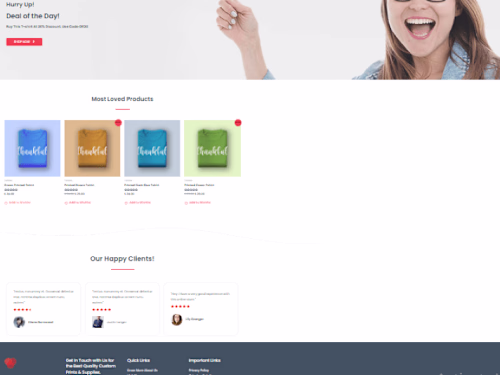 WordPress E-Commerce Website using WooCommerce