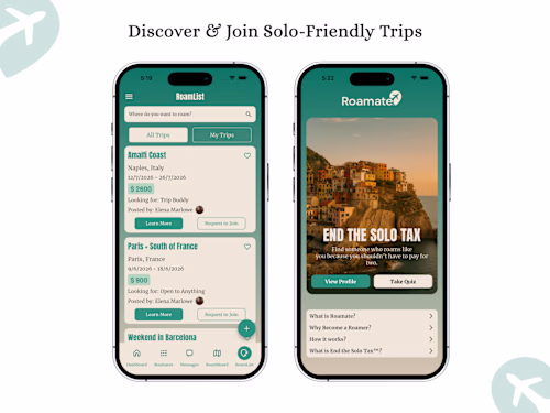 Roamate™ Travel Platform Development by Empiric Infotech LLP