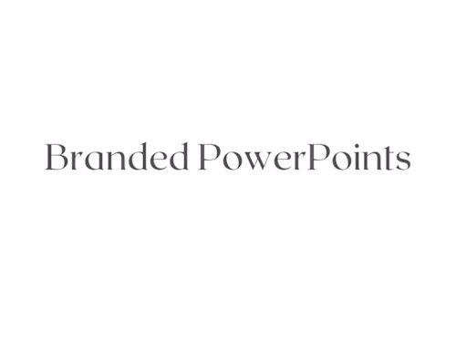 Branded Powerpoints