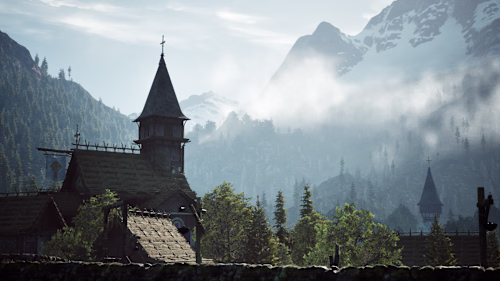 From a quiet, misty village