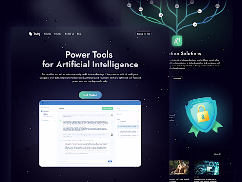 AI SaaS Landing Page