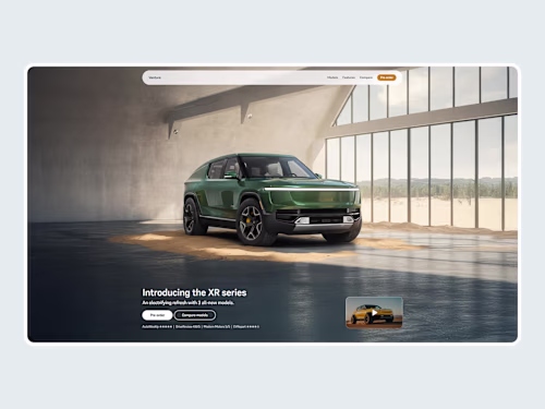 XR Series Concept Site | Framer