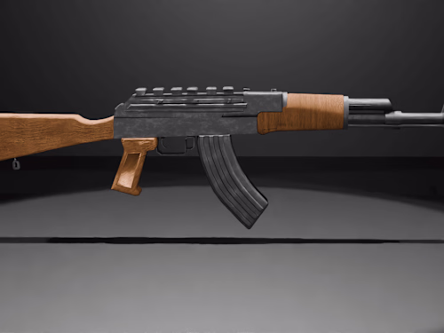 Realistic Gun Rendering Project