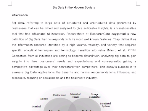  Big Data in the Modern Society.