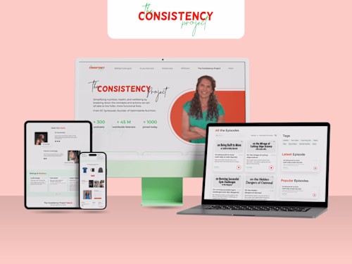 Website Redesign for Popular Online Influencer