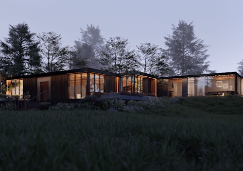 Modeling Housing Modules in the Forest
