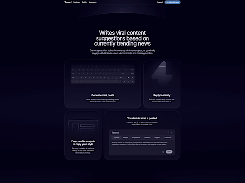 In-Browser AI Assistant for Professional Social Networks