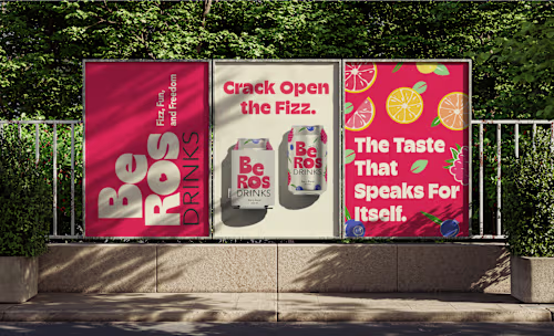 BeRos Drinks Logo Design