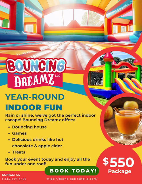 Seasonal Promotional Flyers for Bouncing Dreamz LLC