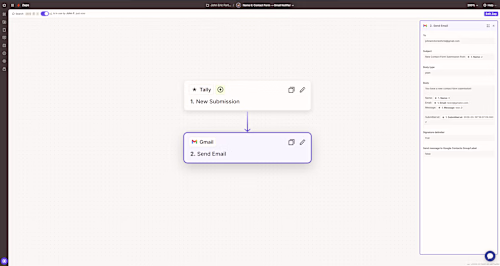 Contact Form → Gmail Notifier
Built