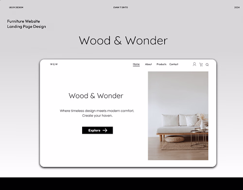 Wood & Wonder | UI/UX DESIGN | WEB DESIGN :: Behance
