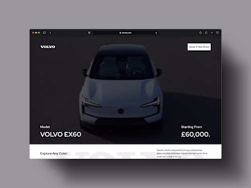 Volvo Website Redesign