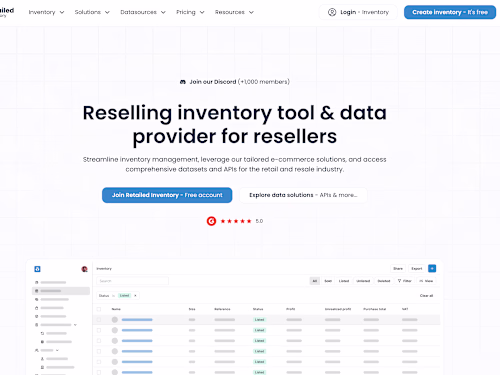Retailed.io - Inventory Management