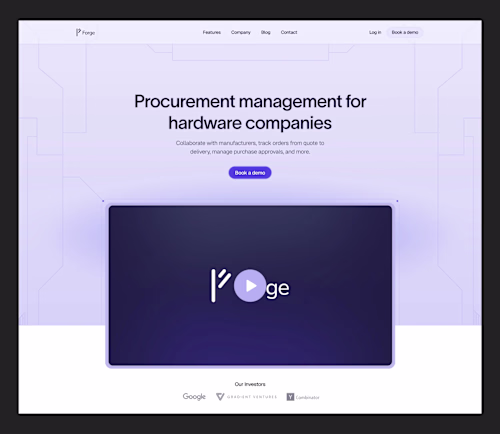 Forge Website (Saas)