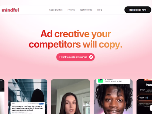 Landing Page Design & Development - mindful.agency