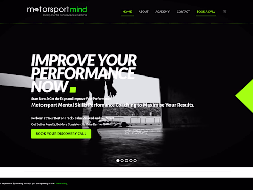 Motorsportmind: A Custom Sport Performance Training Website
