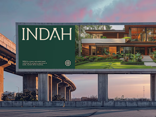 INDAH - Luxury Boutique Brand Identity Design - Real Estate 