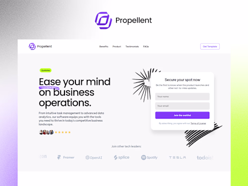 Propellent — Website for Startups