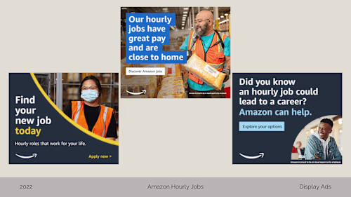 Google Display Ads for Amazon Hourly Jobs