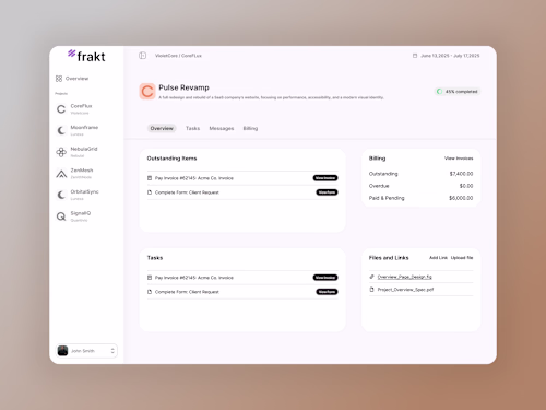 Client Portal Development with Bolt