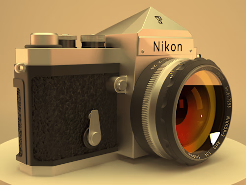 NIKON F 1959 | FUSION & KEYSHOT