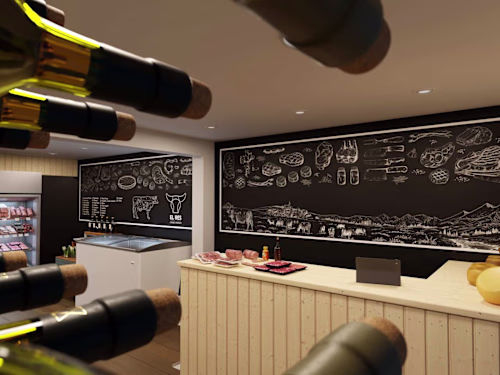 Premium Meats - El Res. (Commercial Interior Design & Rendering)