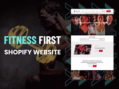Fitness First | Shopify Website