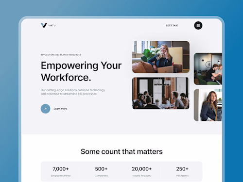 Virtu - HR Solutions (Wix Studio Template)