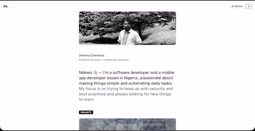 NextJs Typescript Personal Portfolio Development