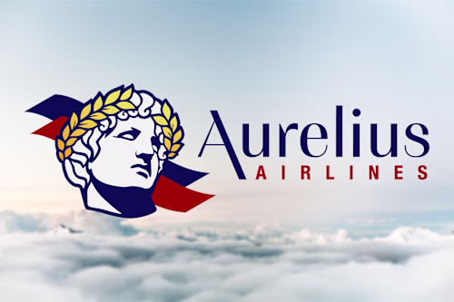Aurelius Airlines Logo & Branding