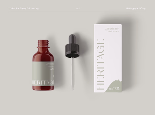 Heritage Premium Oil Branding & Packaging Design