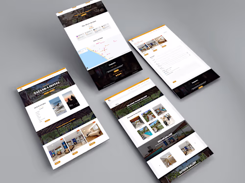 Website for "HOTEL TATANKA"