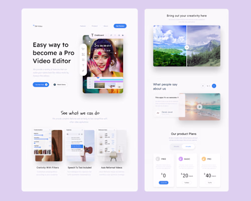 Video Editor on Behance