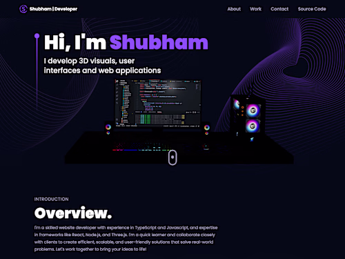 Portfolio Website For a Web-Developer