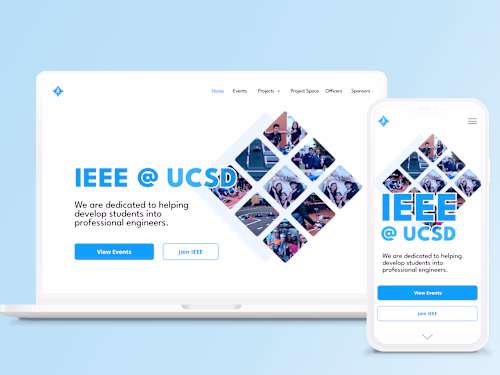 IEEE@UC San Diego - Web Design