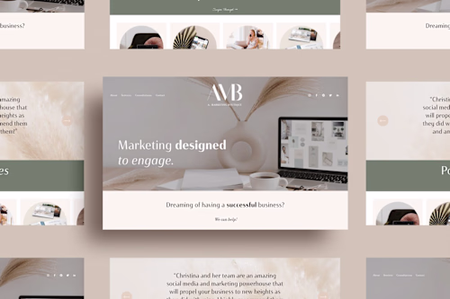 Re-Branding, Website, & Digital Marketing for Marketing Boutique