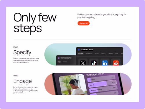 Flollow Marketing Website