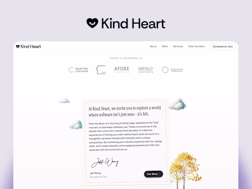 Kind Heart Agency Website Upgraded with Framer