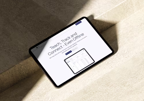 Landing Page Design for TALIM LMS