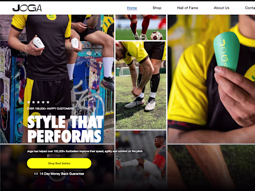 Web Design & Development for JOGA | Figma to Shopify