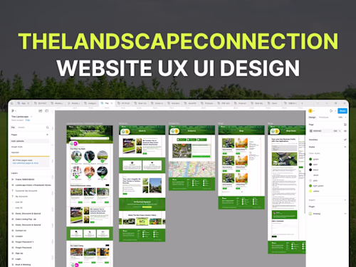 The Landscape Connection | Website UI / UX Design